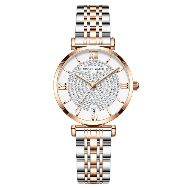 2022 Women Square Watches Luxury Brand Fashion Rose Gold Stainless Steel Ladies Wristwatches Reloj Mujer Best Selling Montre - RY MARKET PLACE