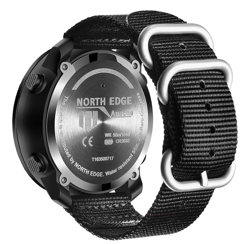 NORTH EDGE Men's sport Digital watch Hours Running Swimming Military Army watches Altimeter Barometer Compass waterproof 50m - RY MARKET PLACE