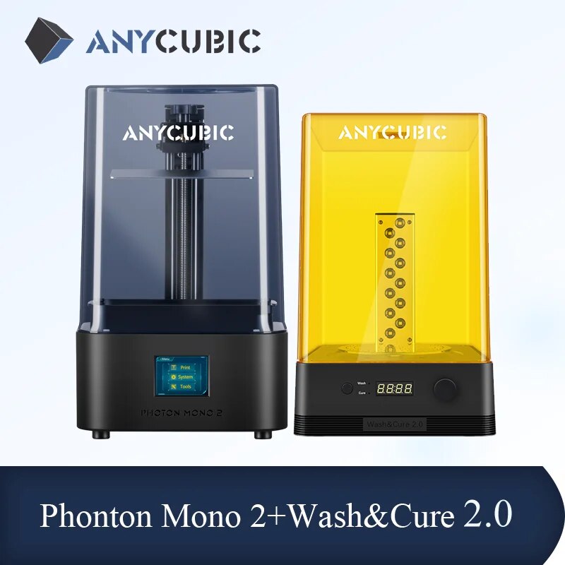 ANYCUBIC Photon Mono 2 SLA LCD 3D Printer 6.6'' 4K+ UV Resin Printers Huge Build Volume Printing Size 165*143*89mm - RY MARKET PLACE