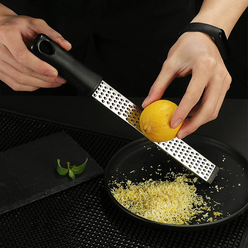 FAIS DU High Quality Stainless Steel Peel Lemon Cheese Vegetable Manual Grater Peeler Sharp Blade Choppable Cheese Kitchen Tools