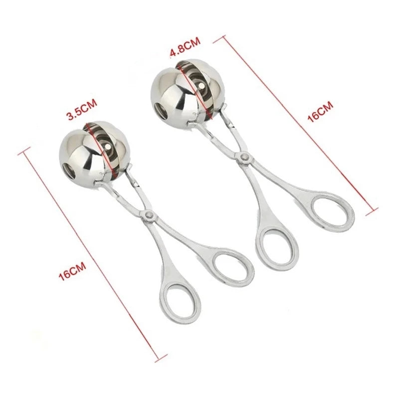 Meatball Apparatus Maker Clip Fish Ball Rice Ball Making Mold Form Tools Kitchen Accessories Stainless Steel Meat Baller Utensil