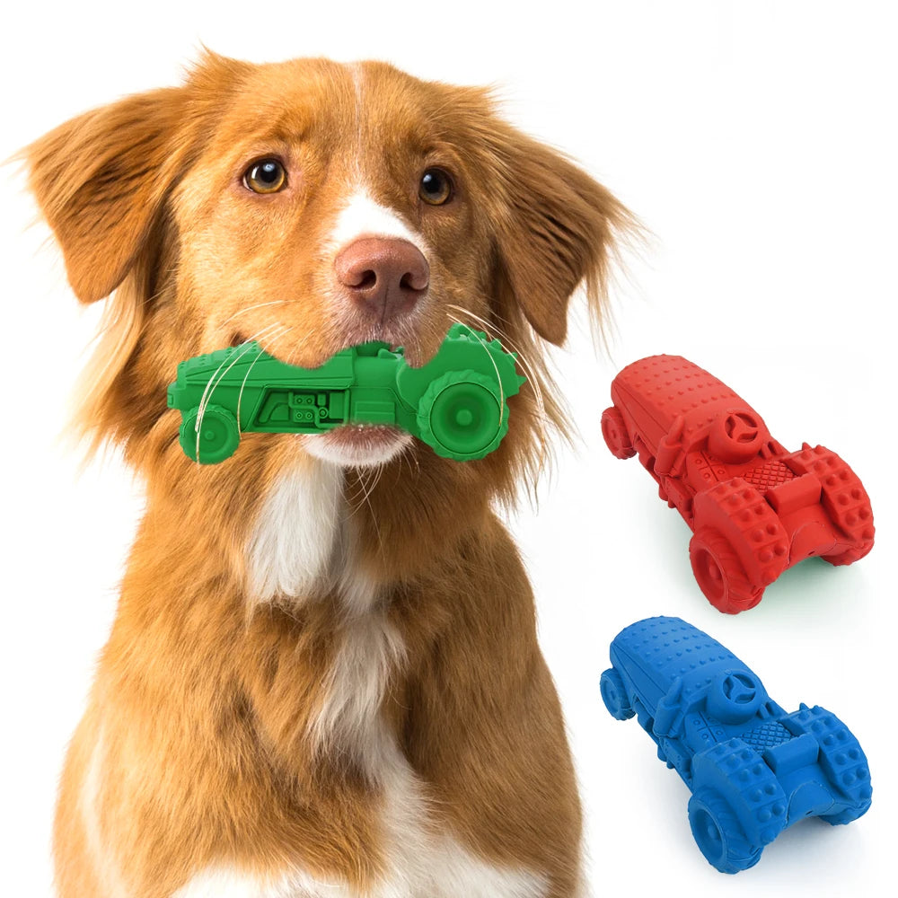 Pet Dog Chew Toy for Chewers Treat Dispensing Durable Rubber Toothbrush Cleaning Toy Puppy Chewing Pet Supplies Dog Accessories