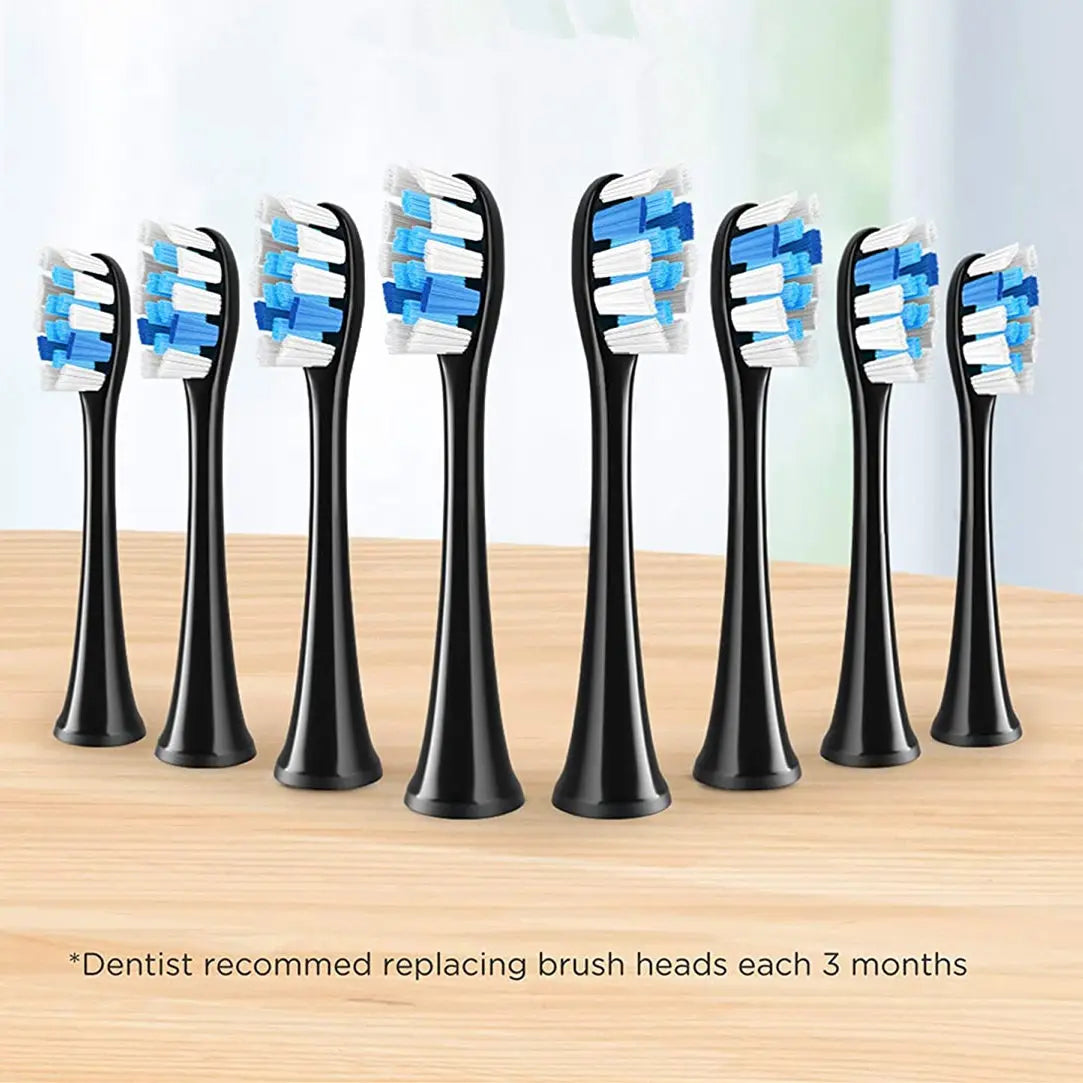 Fairywill P11 Electric Toothbrush Heads Replacement Heads for P11 T9 P80 Toothbrushes,4pcs 8pcs 12pcs 16pcs Teeth Cleaning,Soft