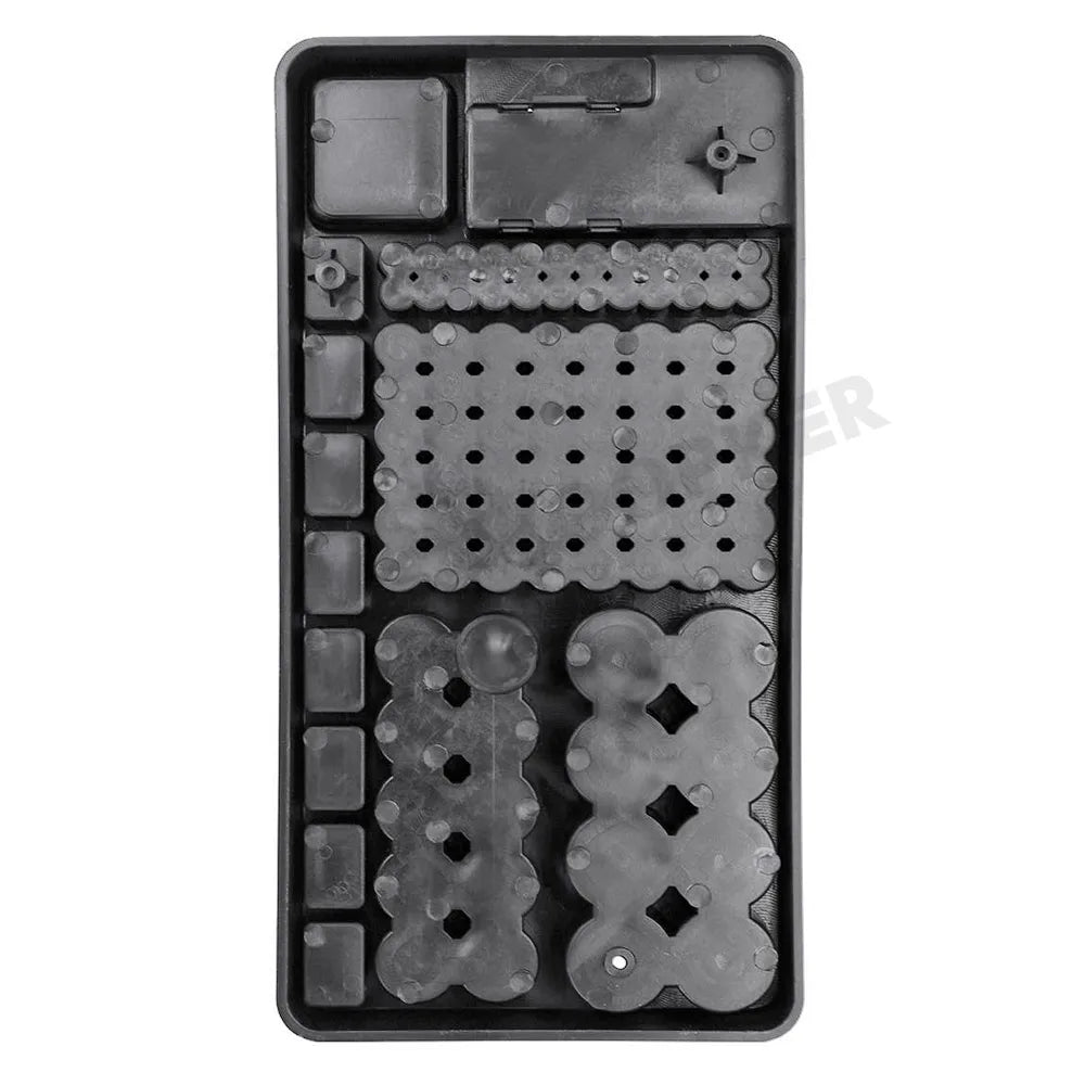 Battery Storage Box Organizer Holder with Tester - Battery Pack Case  Including Batteries Checker for AAA AA C D 9V