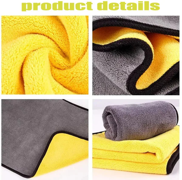 10/5 PCS Car Wash Microfiber Towel Car Cleaning Drying Cloth Drying Towel Car Care Detailing Car Wash Towel Supplies