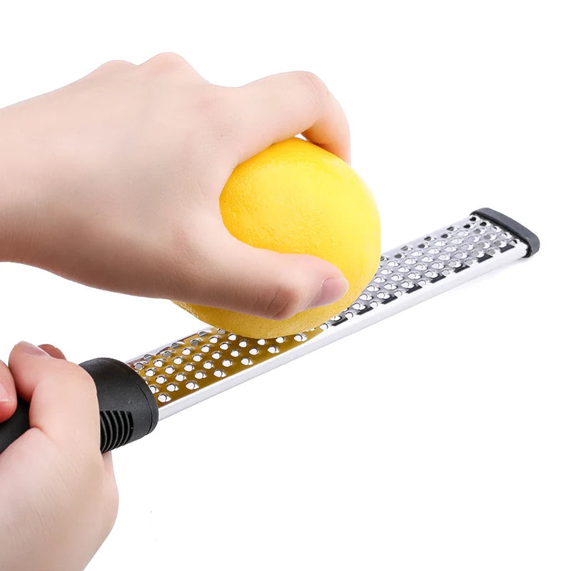 FAIS DU High Quality Stainless Steel Peel Lemon Cheese Vegetable Manual Grater Peeler Sharp Blade Choppable Cheese Kitchen Tools