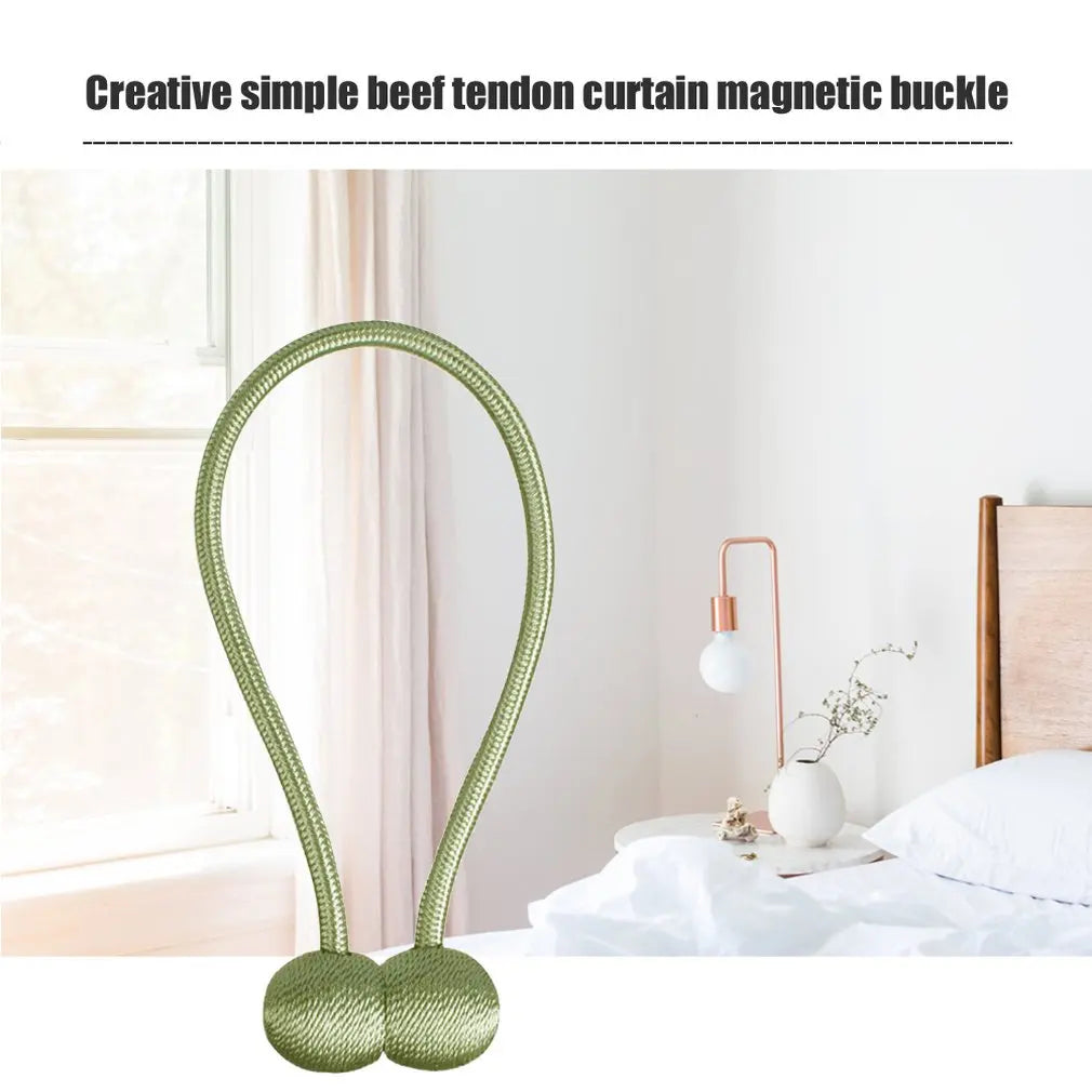 Hot 1Pc Magnetic Curtain Tieback High Quality Holder Hook Buckle Clip Curtains For Windows Home and Decoration For Bedroom