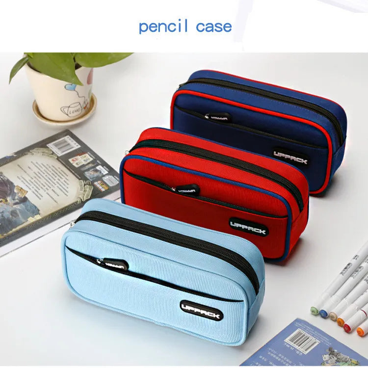 Large Capacity Pencil Case Practical New Style Storage Bag School Pencil Cases Pen Bag Box Student Office Stationery Supplies