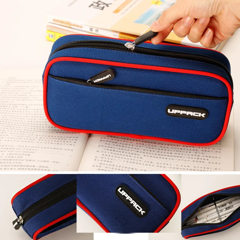 Creative Pencil Case Cute Boy Girl Kawaii Pencil Cases Storage Kids Pen Bag Large Big Stationery Box School Students Supplies