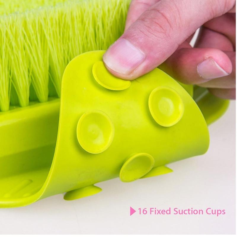 Plastic Bath Shower Foot Brush Scrubber Bath Shoe Feet Massage Slippers Brush Scrub Exfoliating Spa Shower Remove Dead Skin - RY MARKET PLACE