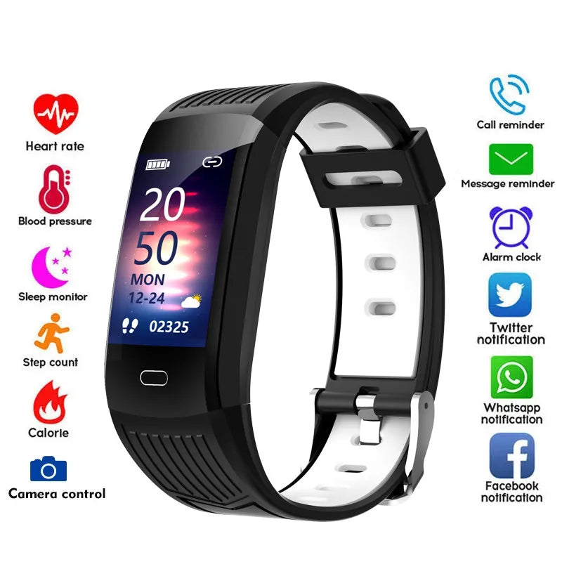 IP68 Waterproof D15 Smart Bracelet Fitness Tracker Smart Watches Fitness Bracelet Sports Bluetooth Smartband 2023 for Men Women