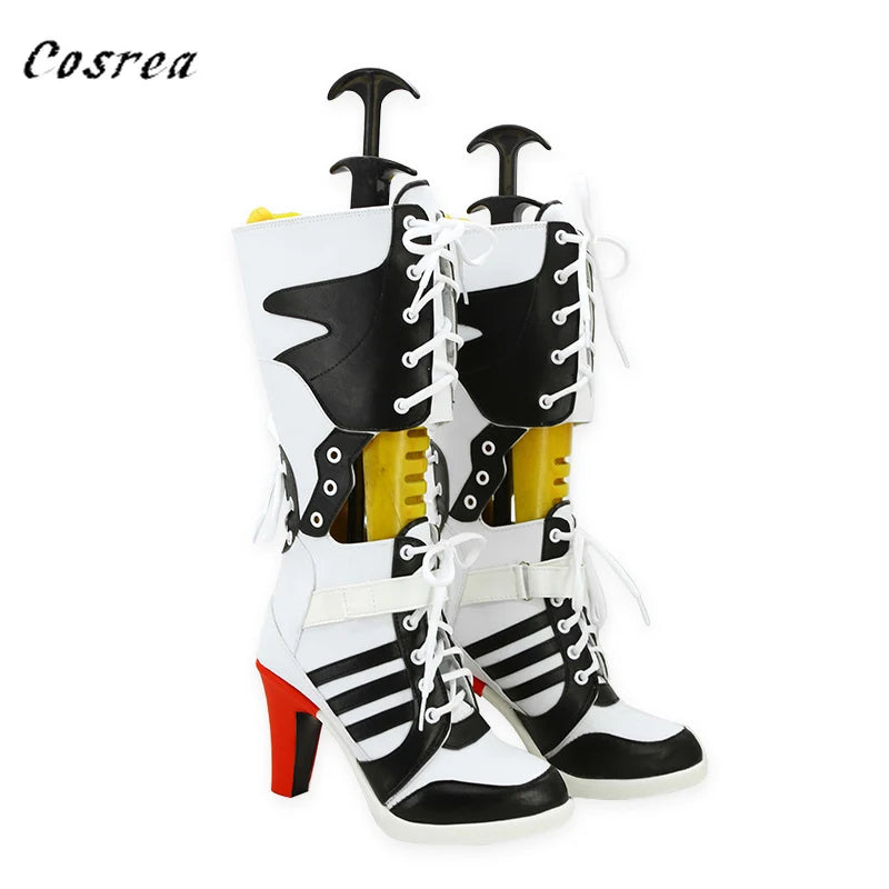 Costume Props Adult Cosplay Boots Joker  Davidsion Accessories Shoes Boots for Girls Women Halloween