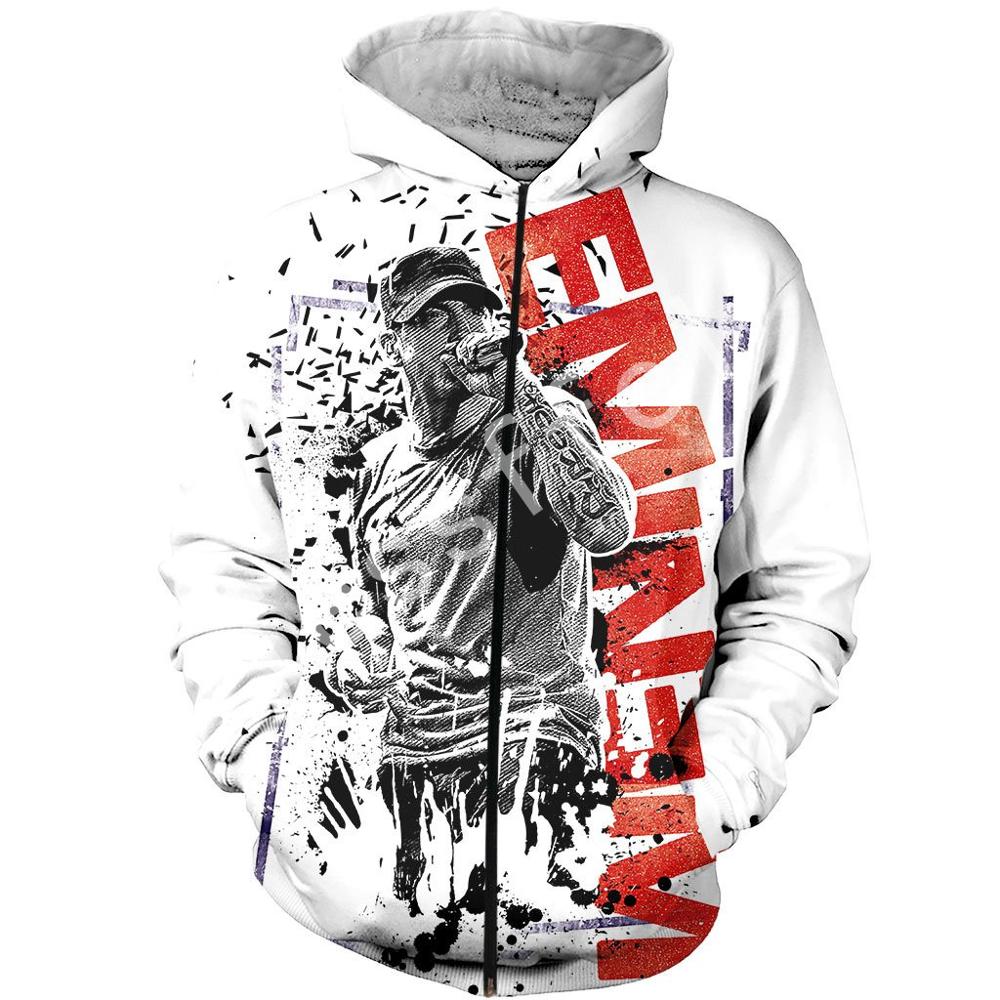 Tessffel Eminem New Fashion Harajuku RapGod  3D Printed Hoodie/Sweatshirt/Jacket/ Mens Womens hiphop funny animal style-3 - RY MARKET PLACE