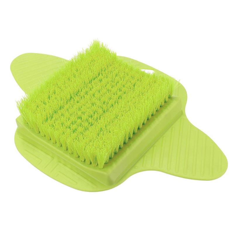 Plastic Bath Shower Foot Brush Scrubber Bath Shoe Feet Massage Slippers Brush Scrub Exfoliating Spa Shower Remove Dead Skin - RY MARKET PLACE