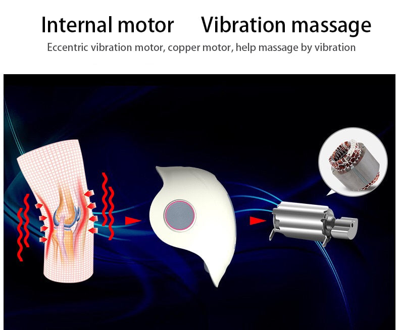 Lifetime Warranty Laser heated air massage knee physiotherapy instrument knee massage rehabilitation pain relief Leg massage - RY MARKET PLACE