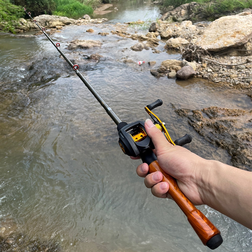 Position: For Ocean, Beach, Lake, River, Body of Water, Stream Fishing    Origin: CN (Origin)    Number / model number: Mini Lure Rod    Brand Name: GHOTDA    Material: Carbon    Length: 1.5M - RY MARKET PLACE