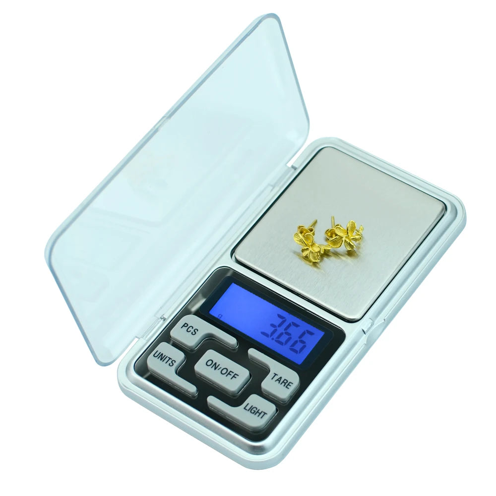 Mini Electronic Pocket Scale Digital scale for gold Jewelry Sterling weight Balance weighing Gram scale 100g/200g/300g/500g