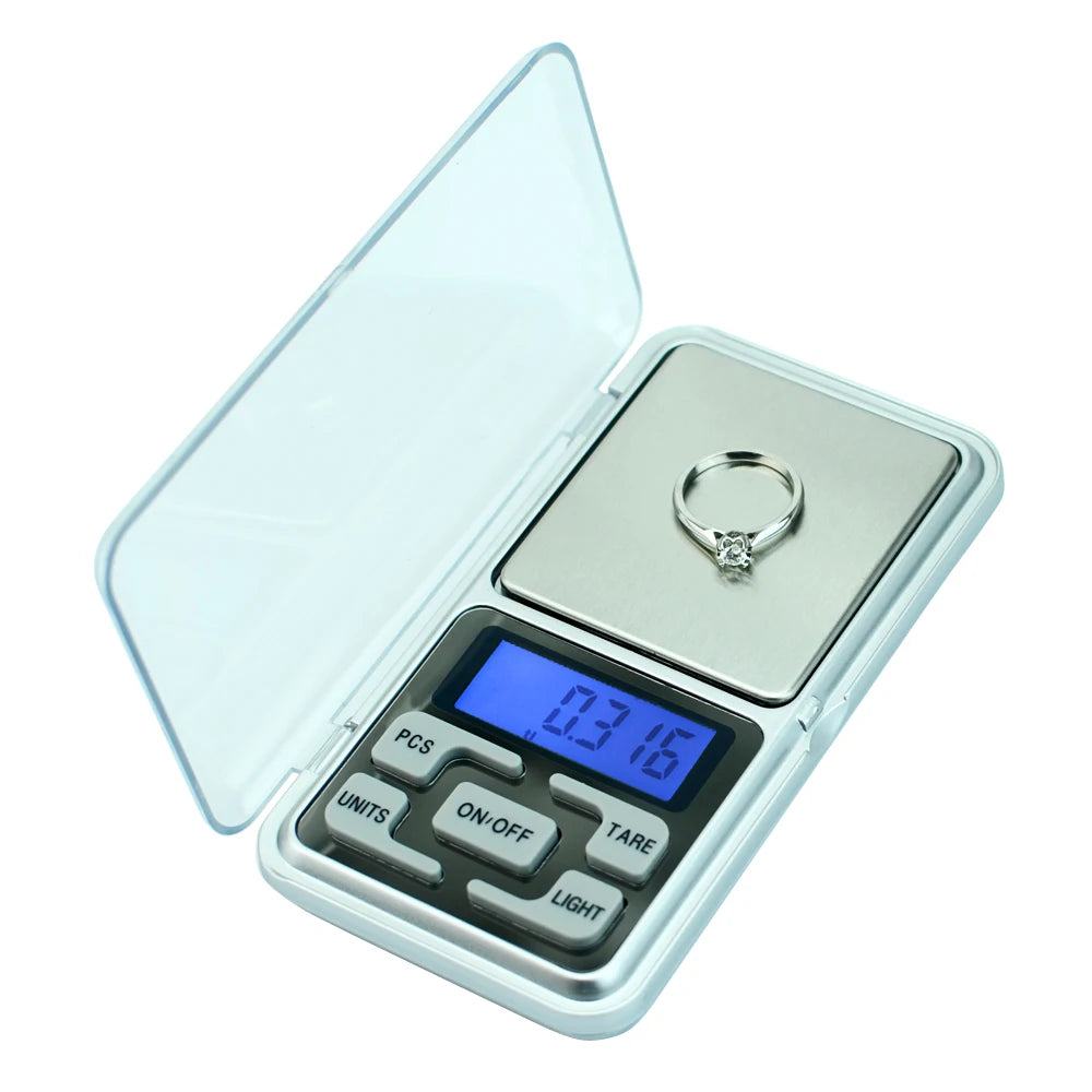 Mini Electronic Pocket Scale Digital scale for gold Jewelry Sterling weight Balance weighing Gram scale 100g/200g/300g/500g