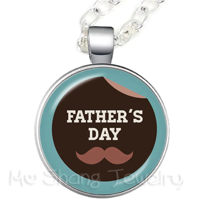 Great Father Necklace 18 Styles Pendant Necklace High Quality Happy Father's Day Gifts Handmade Jewelry