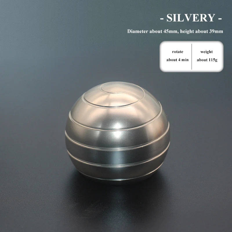 45mm/54mm Kinetic Desktop Toys Aluminum Alloy Hypnosis Rotary Gyro Adult Fingertip Toy Children Toys Decompression Gyro