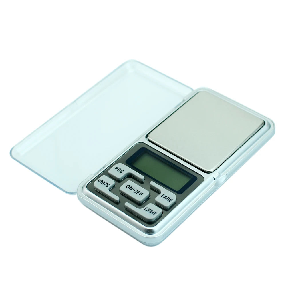 Precision Mini Jewelry Scales for gold Diamond Sterling weight Balance digital pocket weighing Gram scale 100g/200g/300g/500g