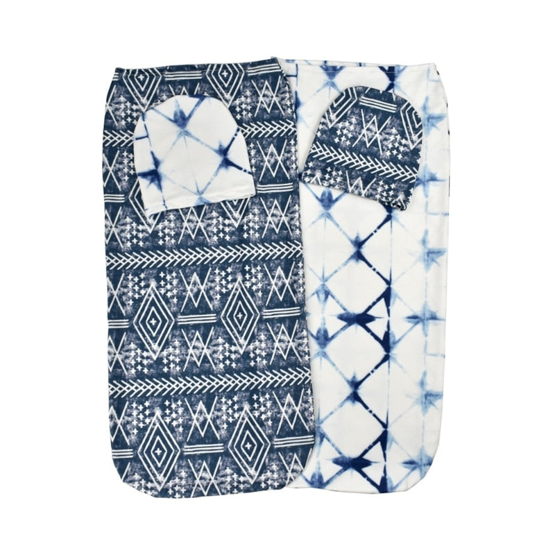 Baby Swaddle Blanket +Cap Newborn Cocoon Wrap Cotton Sack Bedding Swaddling Bag - RY MARKET PLACE