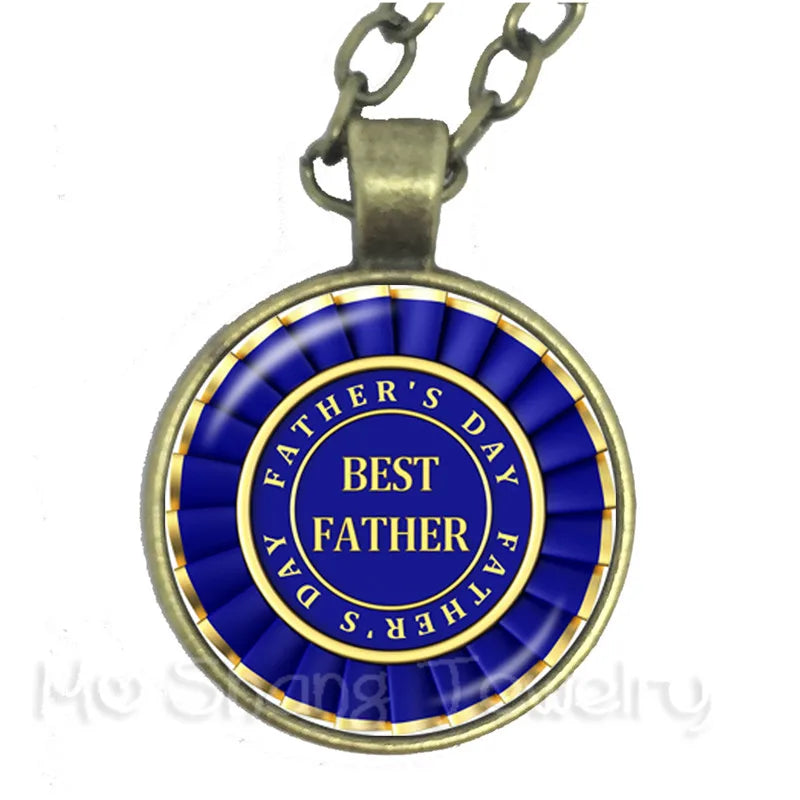 Great Father Necklace 18 Styles Pendant Necklace High Quality Happy Father's Day Gifts Handmade Jewelry