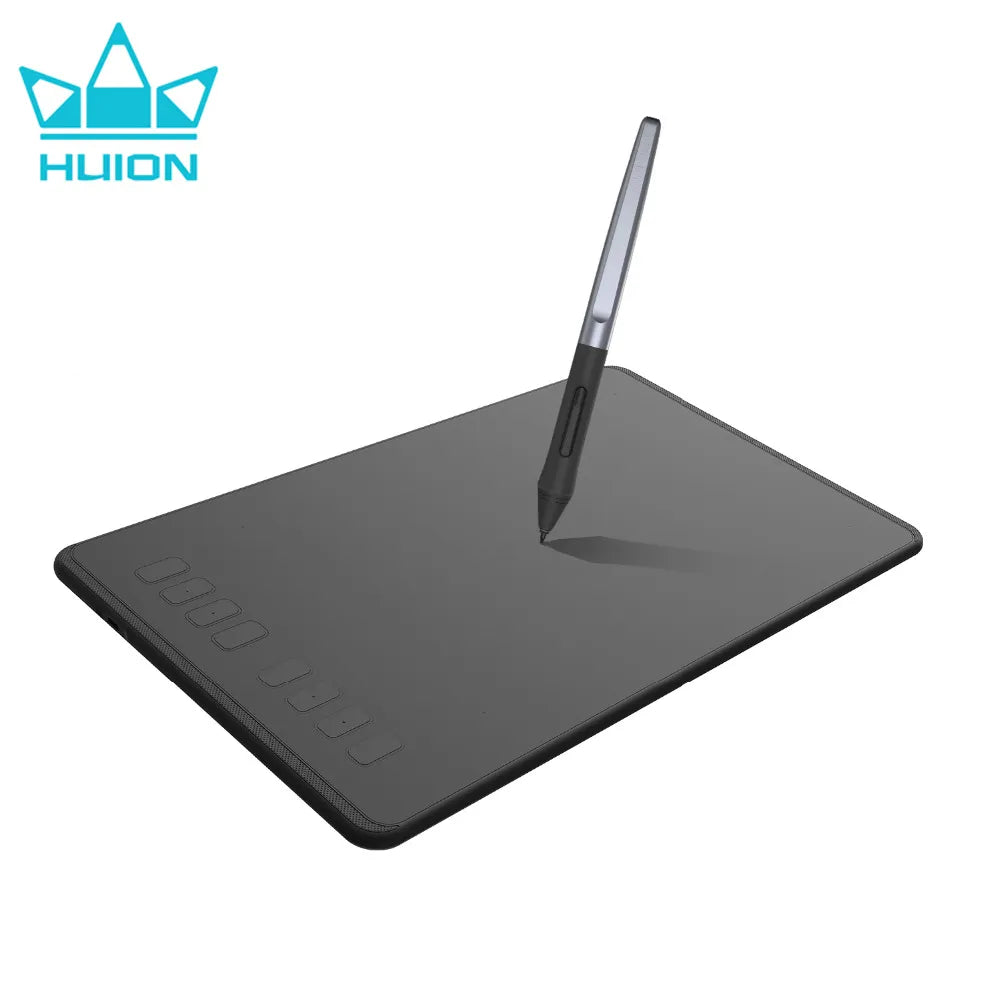 HUION 9 Inch Graphic Tablet H950P 8 Press Keys Digital Drawing Pen Tablet with 8192 Levels Battery-Free Stylus Tilt Function - RY MARKET PLACE