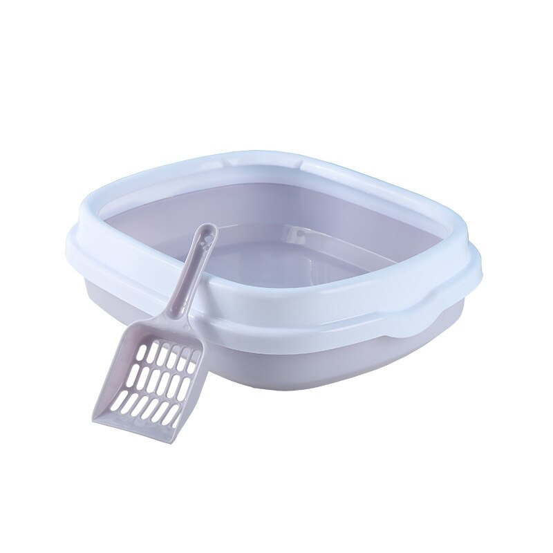 Pet Toilet Bedpan Anti Splash Cats Litter Box Cat Tray With Scoop Kitten Dog Clean Toilette Home Plastic Sand Box Cat Supplies - RY MARKET PLACE