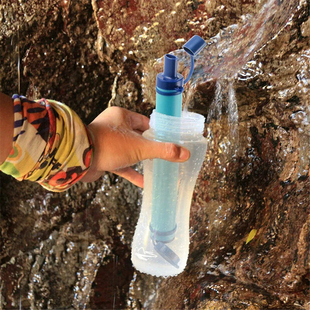 Portable Water Filter Personal Water Purifier 1500L Emergency Camping Equipment  NIN668