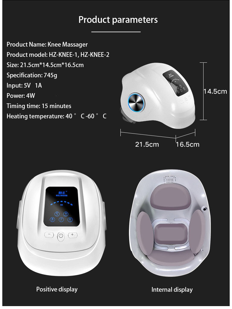 Lifetime Warranty Laser heated air massage knee physiotherapy instrument knee massage rehabilitation pain relief Leg massage - RY MARKET PLACE