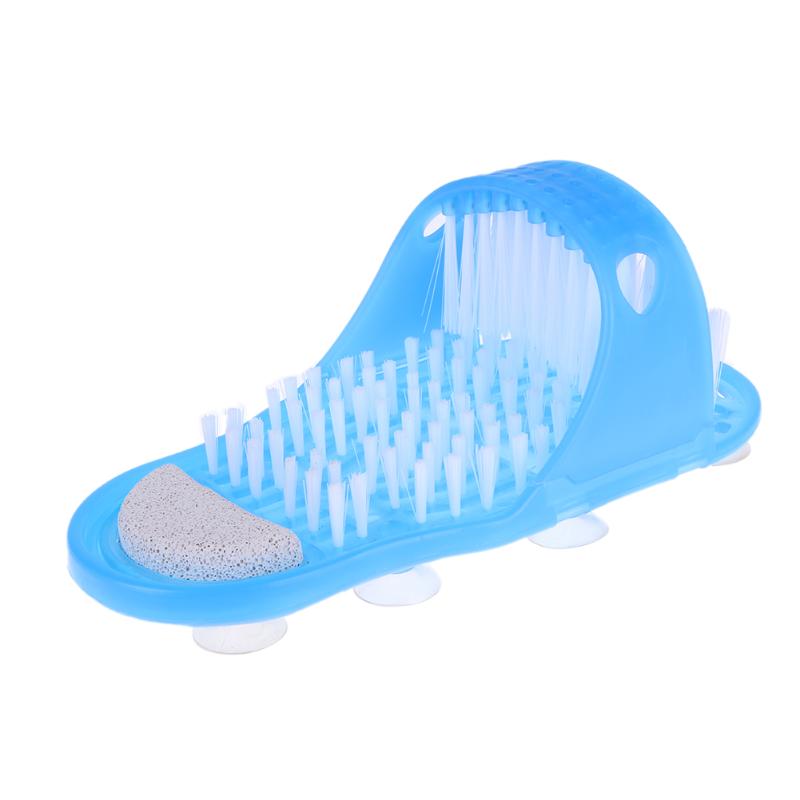 Plastic Bath Shower Foot Brush Scrubber Bath Shoe Feet Massage Slippers Brush Scrub Exfoliating Spa Shower Remove Dead Skin - RY MARKET PLACE