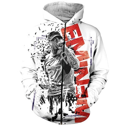 Tessffel Eminem New Fashion Harajuku RapGod  3D Printed Hoodie/Sweatshirt/Jacket/ Mens Womens hiphop funny animal style-3 - RY MARKET PLACE