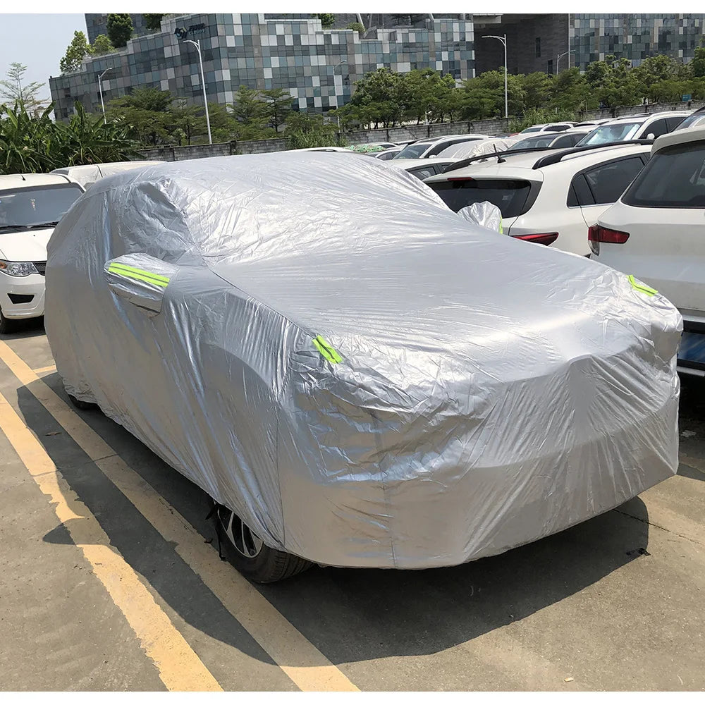 Car Cover Outdoor Anti-UV Sun Shade Snow Rain Wind Protect SUV Cover For Mitsubishi Pajero Shogun Montero