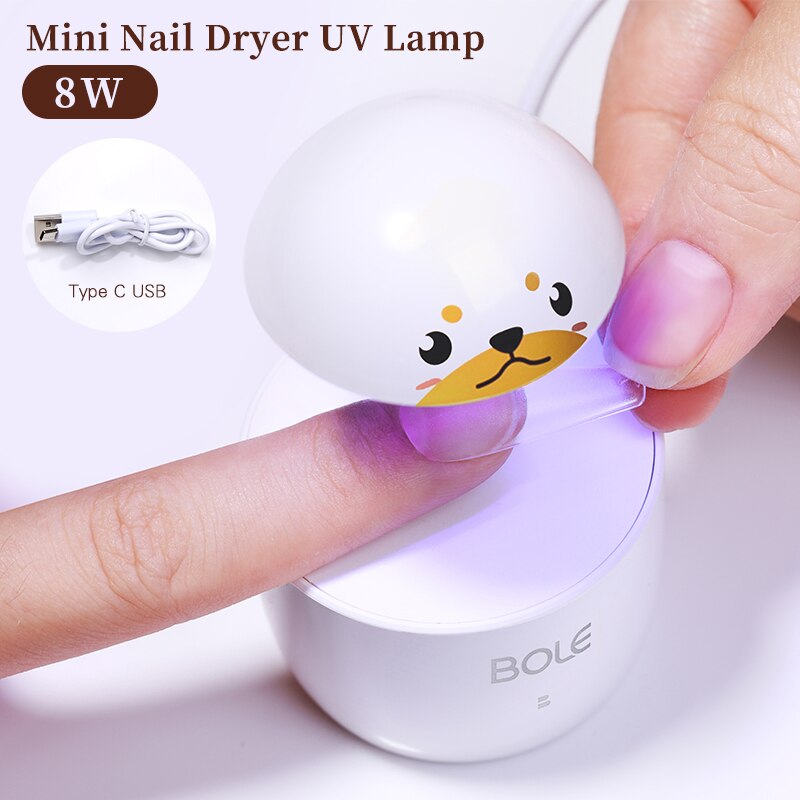 72W/48W Nail Dryer Machine LED Lamp Nails USB Portable UV Manicuring Cable Home Use Nail UV Lamp for Drying Gel Polish Nails - RY MARKET PLACE