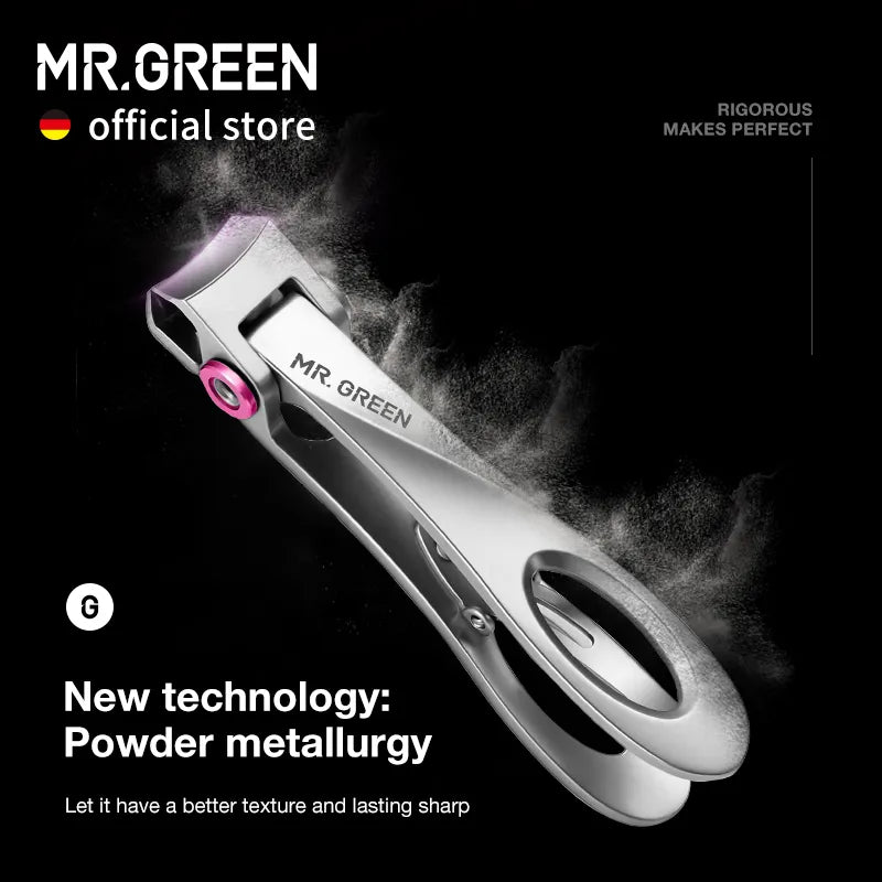 MR.GREEN Nail Clippers Stainless Steel Wide Jaw Opening Manicure Fingernail Cutter Thick Hard Ingrown Toenail Scissors tools - RY MARKET PLACE