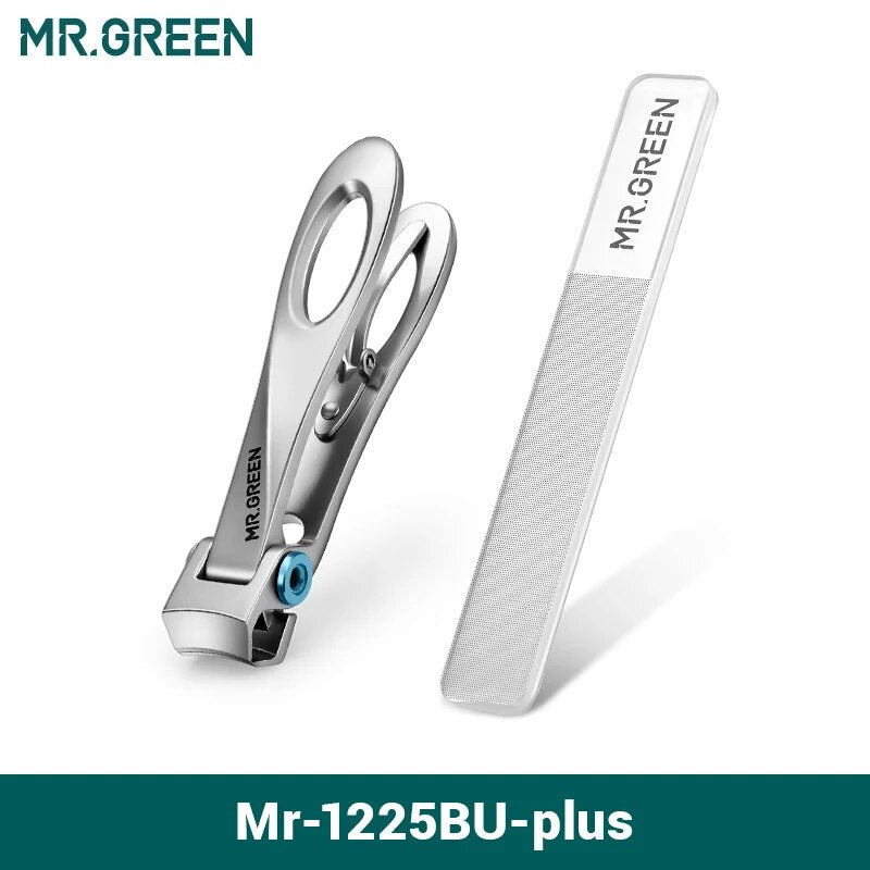 MR.GREEN Nail Clippers Stainless Steel Wide Jaw Opening Manicure Fingernail Cutter Thick Hard Ingrown Toenail Scissors tools - RY MARKET PLACE