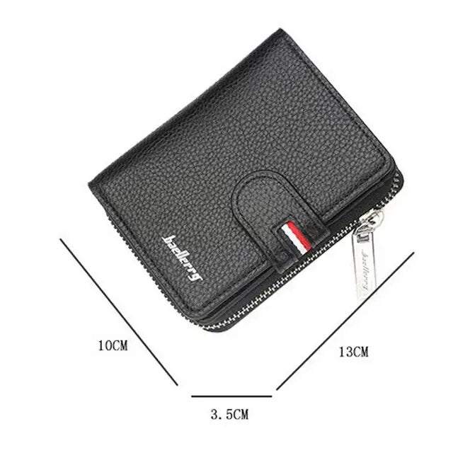 Men&#39;s Wallet with Buckle Short Fashion Multi-card Large-capacity Wallet Purse Best Sale-WT - RY MARKET PLACE