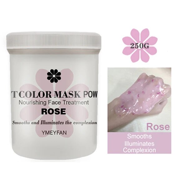 Natural Soft Hydro Jelly Mask Powder Set Peel Off Rubber Facial Mask SPA Whitening Rose Collagen Hyaluronic Mask Acid Skincare - RY MARKET PLACE