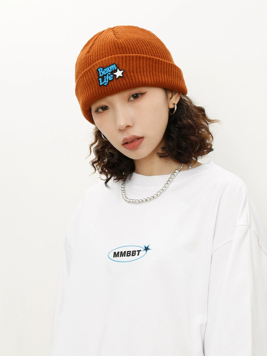 Beamlife Autumn and Winter XINGX Hip-Hop Street Knitted Hat