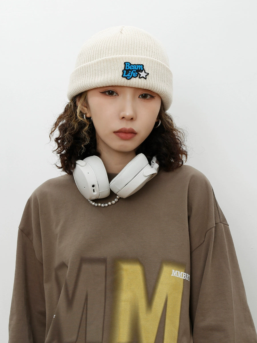 Beamlife Autumn and Winter XINGX Hip-Hop Street Knitted Hat