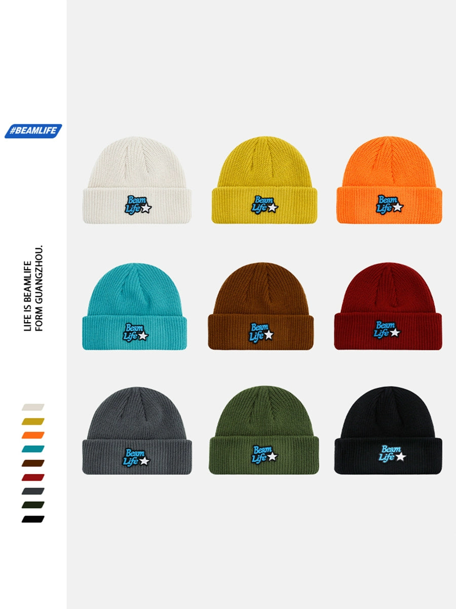 Beamlife Autumn and Winter XINGX Hip-Hop Street Knitted Hat