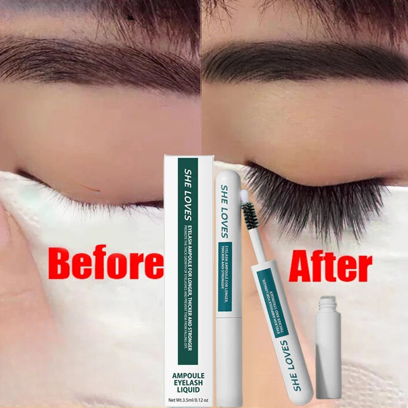 Fast Eyelash Growth Serum 7 Days Natural Eyelash Enhancer Longer Fuller Thicker Lashes Treatment Products Eye Care Makeup