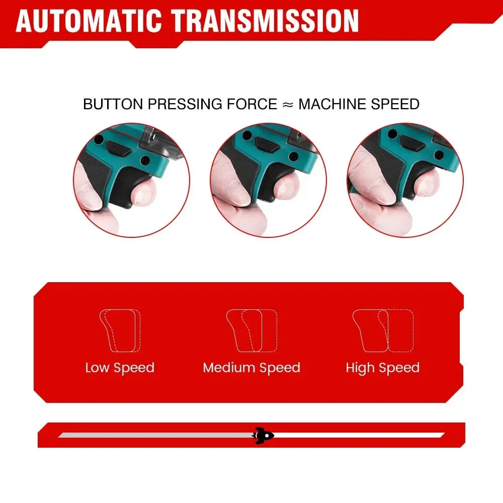 ONEVAN 1200N.M Brushless Electric Impact Wrench 3 Funtion 1/2 inch Cordless Screwdriver Electric Drill for Makita 18V Battery