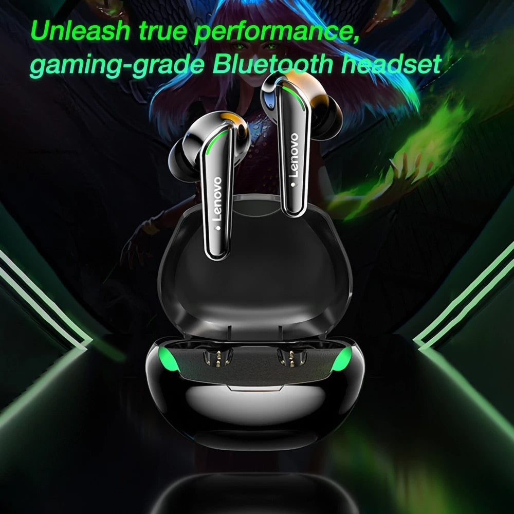 Lenovo XT92 TWS Gaming Earbuds Low Latency Bluetooth Earphones Stereo Wireless 5.1 Bluetooth Headphones Touch Control Headset - RY MARKET PLACE