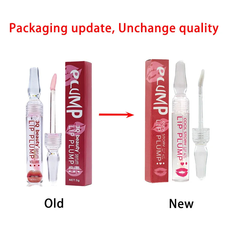 New Lip Plump Serum Increase Lip Elasticity Reduce Lip Mask Fine Lines Instant Volumising Increase Moisturizing Lip Essence Oil