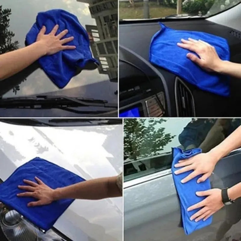 Microfiber Towels for Car Cleaning Soft Fast Drying Auto Detailing Polishing Cloth Household Car Care Hemming Towel Duster Rags