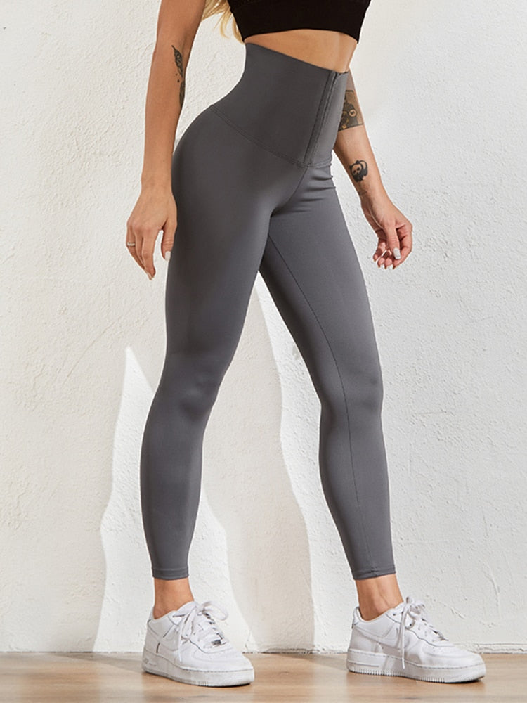 Damskie legginsy do fitnessu legginsy z wysokim stanem Push Up legginsy sportowe damskie Sexy Slim, czarny Legging Sportswear - RY MARKET PLACE