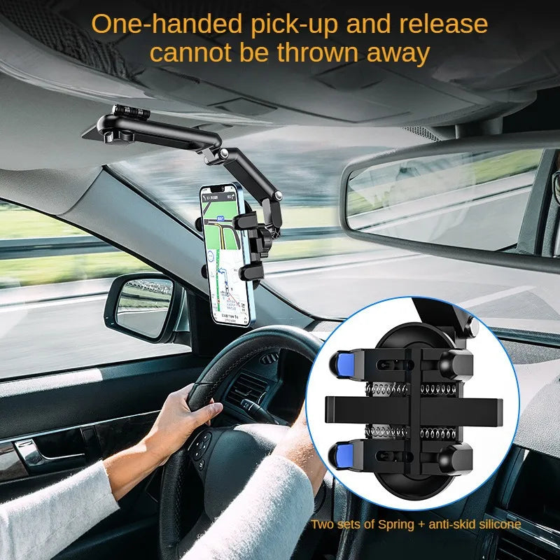 Multi Functional Mobile Phone Holder Sun Visor Rear Seat Camera Kitchen Table Mobile Phone Holder Car Accessories Vehicle Mount