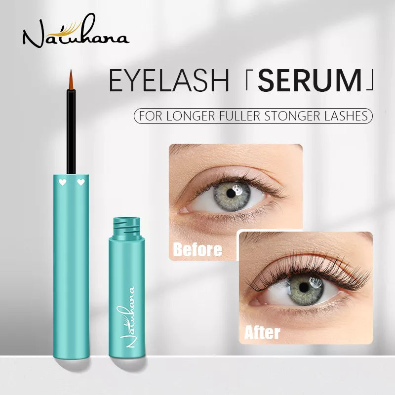 NATUHANA Eyelash Growth Enhancer Natural Plant Treatments Eye Lashes Serum Mascara Eyelash Lift Lengthening Eyebrow Growth